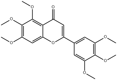 3',4',5',5,6,7-HEXAMETHOXYFLAVONE Struktur