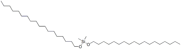 dimethylbis(octadecyloxy)silane Struktur