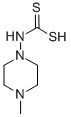 1-Piperazinecarbamicacid,4-methyldithio-(7CI,8CI) Struktur