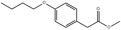 4-BUTOXYPHENYLACETIC ACID METHYL ESTER Struktur