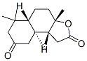 (3aS,5aS,9aS,9bR)-1,3a,4,5,5a,6,7,9,9a,9b-Decahydro-3a,6,6,9a-tetramethylnaphtho[2,1-b]furan-2,8-dione Struktur