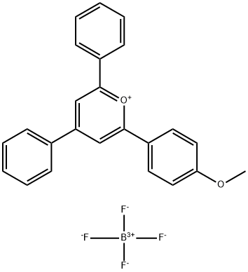 2-(4-METHOXYPHENYL)-4,6-DIPHENYLPYRYLIUM TETRAFLUOROBORATE Struktur