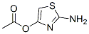 4-Thiazolol,  2-amino-,  acetate  (ester)  (9CI) Struktur