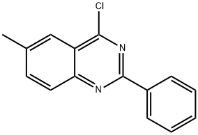 4-CHLORO-6-METHYL-2-PHENYL-QUINAZOLINE Struktur