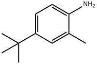 4-tert-butyl-o-toluidine Struktur