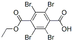 ethyl hydrogen tetrabromoterephthalate Struktur