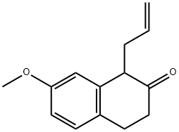 1-Allyl-7-Methoxy-2-tetralone Struktur