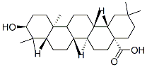 (4aS,6aS,6bR,8aS,10S,12aS,14aS,14bS)-10-hydroxy-2,2,6b,9,9,12a,14a-hep tamethyl-1,3,4,5,6a,7,8,8a,10,11,12,13,14,14b-tetradecahydropicene-4a- carboxylic acid Struktur