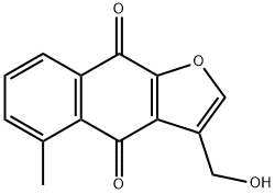 3-(Hydroxymethyl)-5-methylnaphtho[2,3-b]furan-4,9-dione Struktur