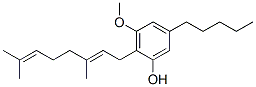 2-[(E)-3,7-Dimethyl-2,6-octadienyl]-3-methoxy-5-pentylphenol Struktur