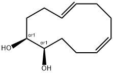 CIS,TRANS-5,9-CYCLODODECADIENE-CIS-1,2-DIOL Struktur