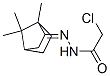 CHLORO-ACETIC ACID (1,7,7-TRIMETHYL-BICYCLO[2.2.1]HEPT-2-YLIDENE)-HYDRAZIDE Struktur