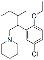 1-[2-(5-Chloro-2-ethoxyphenyl)-3-methylpentyl]piperidine Struktur