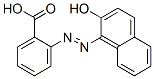 2-(2-Hydroxy-1-naphtylazo)benzoic acid Struktur