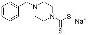 sodium 4-benzylpiperazine-1-carbodithioate Struktur