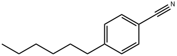 4-N-HEXYLBENZONITRILE Struktur