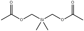 (Dimethylsilylene)bismethanol diacetate Struktur