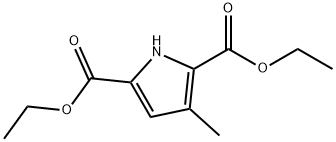 3-Methyl-1H-pyrrole-2,5-dicarboxylic acid diethyl ester Struktur