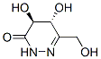 3(2H)-Pyridazinone, 4,5-dihydro-4,5-dihydroxy-6-(hydroxymethyl)-, (4S,5R)- (9CI) Struktur