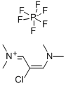 2-CHLORO-1,3-DIMETHYLAMINO TRIMETHINIUM HEXAFLUOROPHOSPHATE Struktur