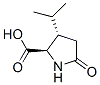 D-Proline, 3-(1-methylethyl)-5-oxo-, (3S)- (9CI) Struktur