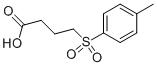 4-(TOLUENE-4-SULFONYL)-BUTYRIC ACID Struktur