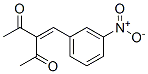 3-(m-Nitrobenzylidene)-2,4-pentanedione Struktur