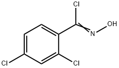 2,4-DICHLORO-N-HYDROXYBENZENECARBOXIMIDOYL CHLORIDE Struktur