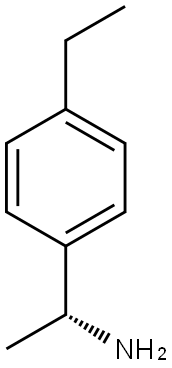 Benzenemethanamine, 4-ethyl-a-methyl-, (aR)- Struktur