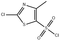 2-CHLORO-4-METHYL-THIAZOLE-5-SULFONYL CHLORIDE Struktur