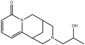 12-(2-Hydroxypropyl)-cytisine Struktur