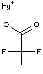 mercury(1+) trifluoroacetate  Struktur