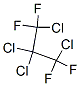 1,2,2,3-tetrachloro-1,1,3,3-tetrafluoro-propane Struktur