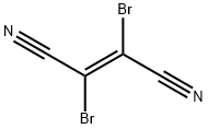 (E)-2,3-Dibromo-2-butene-1,4-dinitrile Struktur