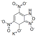 1,4-dihydro-5,7-dinitrobenzofurazan-4-ol 3-oxide, potassium salt Struktur