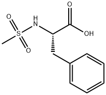 N-(Methylsulfonyl)-DL-phenylalanine Struktur