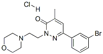 6-(3-bromophenyl)-4-methyl-2-(2-morpholin-4-ylethyl)pyridazin-3-one hy drochloride Struktur