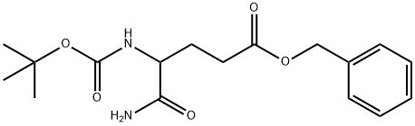 BENZYL 5-AMINO-4-[(TERT-BUTOXYCARBONYL)AMINO]-5-OXOPENTANOATE Struktur