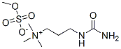 3-[(aminocarbonyl)amino]propyltrimethylammonium methyl sulphate Struktur