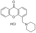 Xanthen-9-one, 4-piperidinomethyl-, hydrochloride Struktur