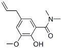 5-Allyl-2-hydroxy-3-methoxy-N,N-dimethylbenzamide Struktur