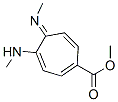 1,3,6-Cycloheptatriene-1-carboxylicacid,4-(methylamino)-5-(methylimino)-,methylester(8CI) Struktur