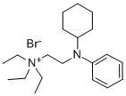 (2-(N-Cyclohexylanilino)ethyl)triethylammonium bromide Struktur