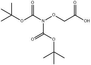 BIS-BOC-AMINO-OXYACETIC ACID Struktur