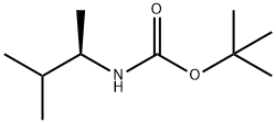 Carbamic acid, [(1R)-1,2-dimethylpropyl]-, 1,1-dimethylethyl ester (9CI) Struktur