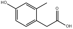 4-HYDROXY-2-METHYLPHENYLACETIC ACID Struktur