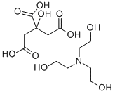 2,2',2''-nitrilotriethanol citrate  Struktur