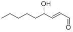 4-hydroxy-2-nonenal Struktur