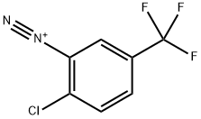 2-chloro-5-(trifluoromethyl)benzenediazonium Struktur