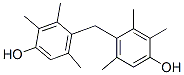 4,4'-Methylenebis(2,3,5-trimethylphenol) Struktur